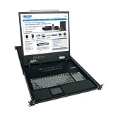 8PORT VGA KVM Console with 19IN LCD Monitor/keyboard/touchpad