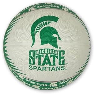 Michigan State Spartans Full Size Rubber Basketball