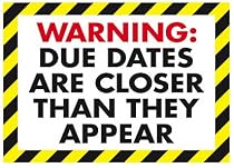 POSTER WARNING: DUE DATES ARE 13 X 19