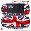 Union Jack WraptorSkinz Skin and Screen Protector Kit fits Sony PSP Slim (PSP 2000)