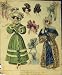 1829 Womens Fashion Evening Morning Dresses Hat Colour