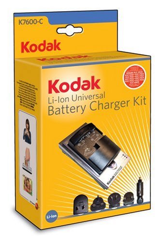 Kodak EasyShare K7600-C Schnellladegerät für Li-Ion-Akkus incl. 4 Netzteiladaptern