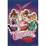 (24x36) Alvin and the Chipmunks: The Squeakquel Movie (The Chipettes) Poster Print