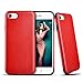 iPhone 7 Case Carbon Fiber,Roybens Hybrid Rubberized Ultra-Slim Anti-Slip Case TPU Leather Shockproof Cover for iPhone 7 (2016) - WineRed
