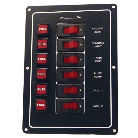 Seasense Switch Panel 6 Gang
