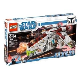 LEGO Stars Wars Clone Wars Republic Attack Gunship 7676 Toy