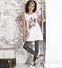 Girls Limited Cotton Rich Graffiti Top Leggings Outfit