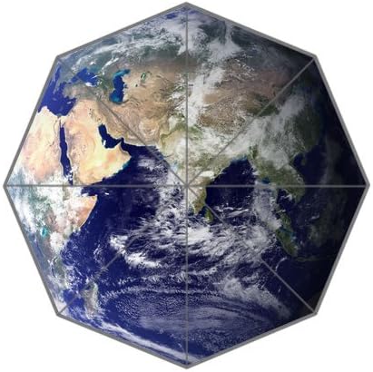 Universe Planet Earth World Map Custom Foldable Rain Umbrella