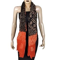 Women's Scarf Summer Accessories Cotton Tie and Dye 88 x 40 inches