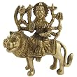 Durga Hindu Goddess Religious Statue Brass Figurines