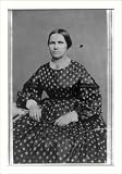 Historic Print (L): [Unidentified woman, presumably a nurse during the Civil War]