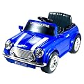 National Products Mini Cooper 6V Battery-Operated Ride-On Toy - Blue