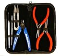 Premium-Grade Beading Tool Set - 6 Essential Tools with Zippered Storage & Travel Case