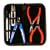 Premium-Grade Beading Tool Set - 6 Essential Tools with Zippered Storage & Travel Case