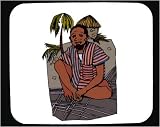 Mouse Pad with African, sit, tropical