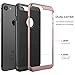 iPhone 7 Case, Kaptron Coated Leather Texture TPU Back with Coated Hard PC Bumper, Durable and Stylish Case for Apple iPhone 7 (2016) (Rose Gold)