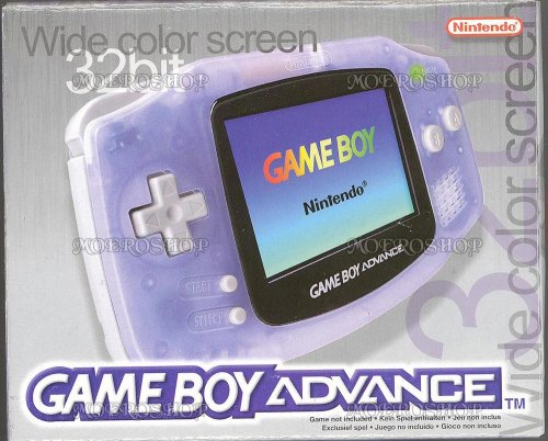 Childrens Toyshop  Video Games : Nintendo Clear Blue Console (GBA)