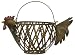 Chicken and Bright Colored Baskets