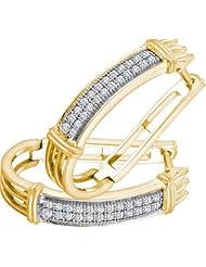 0.15CTW DIAMOND FASHION HOOPS