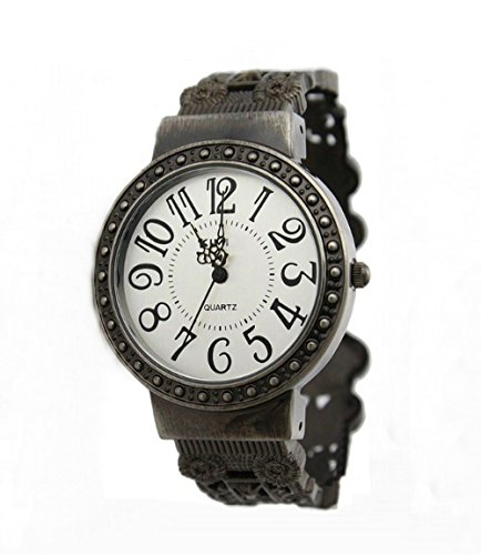 KANO BAK Womens Ladies Retro Vintage Antique Bangle Bracelet Wrist Watch White Round Dial