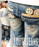 ロリータジーンズ　1189　LOLITAJEANS ドクロ　スカル　ボーイズ　メンズ　レディース　デニム　ストレート