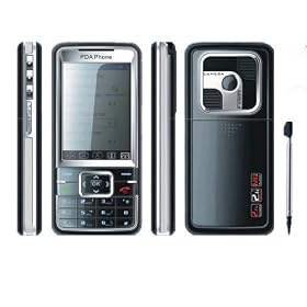 TeckNet A706 Bluetooth 2.6" Touch Screen PDA Mobile Phone With 2.0 MCamera, and MP3 / MP4 Player - Black
