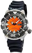 Seiko Superior #SRP315 Men's 2nd Generation "Orange Monster" 200M 24 Jewels Automatic Diver Watch: Watches: Amazon.com