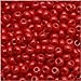 Jablonex Czech Glass Seed Beads Size 6/0 (1 Ounce) (True Red Opaque, 6/0)