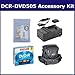 Sony DCR-DVD505 Camcorder Accessory Kit includes: ZELCKSG Care & Cleaning, ST80 Case, 638002 Tape/ Media, SDM-109 Charger