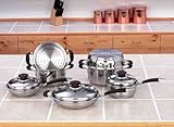 Chef's Secret 10 Surgical Stainless Steel 12-Element Cookware Set