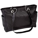 Leather Purse with Crocodile Embossing
