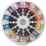 Dr. Ph. Martin's Bombay India Ink Bottles, 1.0 oz, Set of 12 (Set 2)