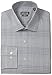 Kenneth Cole REACTION Men's Slim-Fit Blue White Graphic-Check Shirt