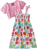 So La Vita Toddler Girls Toddler Multi Color Print Jacket Dress