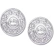 14K White Gold Diamond Earrings - 0.25 Ct.