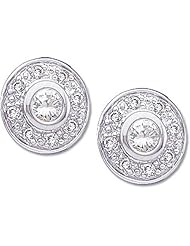 14K White Gold Diamond Earrings - 0.25 Ct. -- LIFETIME WARRANTY
