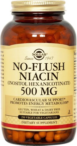 No-Flush Niacin 500mg Solgar 250 VCaps No-Flush Niacin 500mg Solgar 250 VCaps