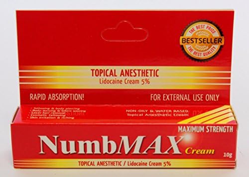 NumbMAX Maximum Strength Topical Anesthetic Cream 10g