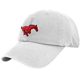 Twins '47 SMU Mustangs White Franchise Fitted Hat