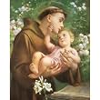Carded 8"x10" Prints for Framing - Saint Anthony - Linen Paper - 7 and 4 Color Process Printing