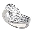14K White Gold Diamond Ring - 1.05 Ct., GH SI1