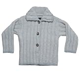 Chunky Hand-Knit Baby Cardigan by Nicola Levy