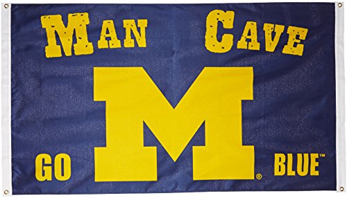Bsi Products Collegiate Michigan Man Cave 3' X 5' Flag