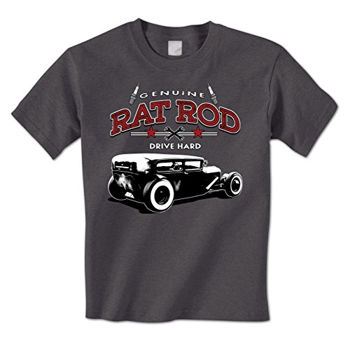 Genuine Rat Rod Drive Hard - Classic Vintage Hot Rod Mens T-Shirt