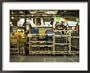 Auto Assembly Line at a Hybrid Car Plant Framed Photographic Poster Print by Eightfish, 18x18