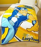 Lazy Town Sportacus Fleece Blanket