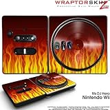 DJ Hero Skin Fire fits Nintendo Wii DJ Heros (DJ HERO NOT INCLUDED)