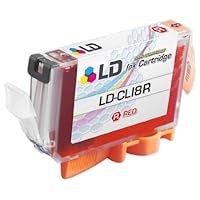 Canon CLI-8R Red Compatible Inkjet Cartridge W/ Chip