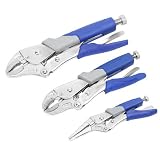 Buy ABC Products - 3-Piece ~ Most Poplar - Plier Set - 10 Inch, 7 Inch Locking Pliers... by dist by e & h company