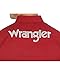 Wrangler Men's Logo Red Long Sleeve Shirt